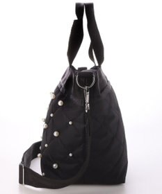 LeSportsac BUCKET TOTE W PEARLS2/ブラックパール