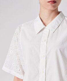 Paul Smith 【洗える】コットン エンブロイダリー ブラウス