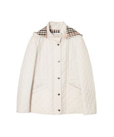 DAKS ライトウェイト フーデッドキルティングブルゾン