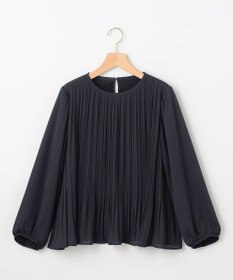 組曲 S 【WEB限定】ジョーゼットシフォンプリーツ ブラウス