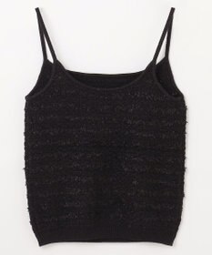 GRACE CONTINENTAL ラメツイードニットキャミ