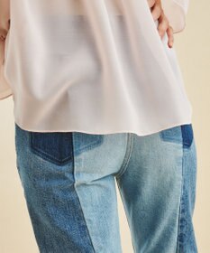 GRACE CONTINENTAL カットオフスリムデニムパンツ