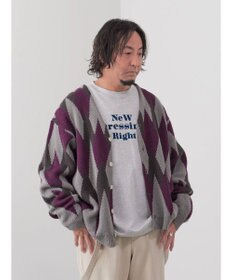 CRAFT STANDARD BOUTIQUE 【男女兼用】アーガイル柄カーディガン