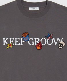 WEGO 【ユニセックス着用ITEM/機能T】接触冷感モチーフ刺繍グラフィックT（SS）