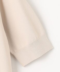 23区 【洗える】レーヨンポリエステルストレッチ 5分袖 カーディガン