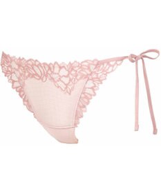 WACOAL Ｔバック ショーツ 【リボンブラ 脇すっきり】 BRB433とペア はきこみ丈あさめ バックのかぶりが広め ソング レディース PRA433 /ワコール