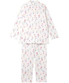 Wing パジャマ 綿混(本体) あったか 冬 長袖 長ズボン レディース EP6021 ウイング／ワコール