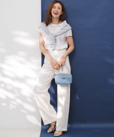 23区 【Oggi3月号掲載】デニム キルティング ショルダーバッグ