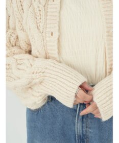 earth music&ecology ｍｉｘケーブルカーディガン