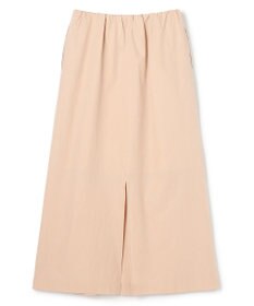 BEIGE， MALLOW / コットンタック イージーフレアスカート
