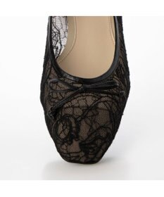 Riz raffinee <Riz raffinee>リボン付きレースフラットシューズ