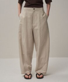 ATON CRISPY LINEN | イージーパンツ