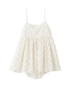 earth music&ecology 【予約】フリンジレースキャミビスチェ