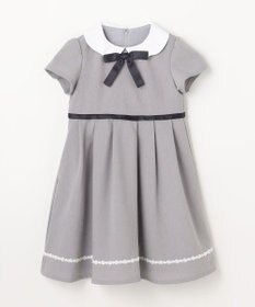 ANY KIDS 【2点セット】ノーカラー ボレロジャケット+襟付き ワンピース