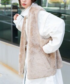 WEGO フェイクファーBIGベスト