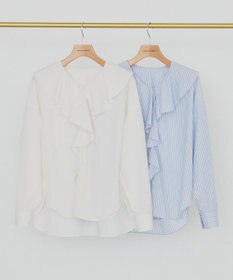 AMERICAN HOLIC 【イージーケア】ラッフルブラウス