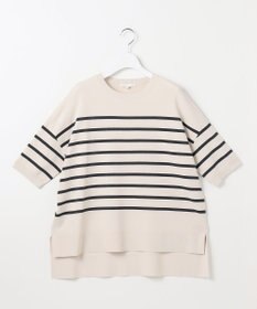 自由区 S クレープストレッチプルオーバー ニットⅡ