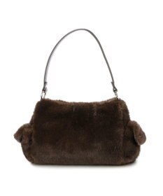 UNBILLION カシュカシュ cachecache / フェイクファーフラップポケット付き2wayショルダー