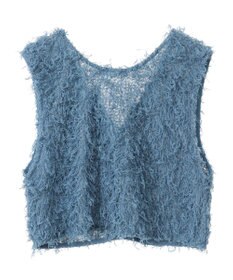 Green Parks ＳＥＴ２点ベスト＋配色ステッチワンピース