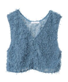 Green Parks ＳＥＴ２点ベスト＋配色ステッチワンピース