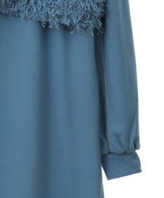 Green Parks ＳＥＴ２点ベスト＋配色ステッチワンピース