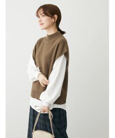 Green Parks ＳＥＴ２点モックネックカノコベスト＋ロンＴＥＥ