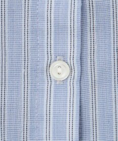 J.PRESS LADIES 【洗える】シアーピンストライプ ブラウスライク カットソー