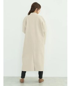 earth music&ecology Ｖネックノーカラーコート