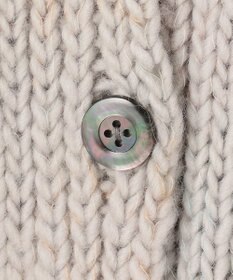 自由区 【Sサイズ有】ボタニカルダイ Vネックカーディガン