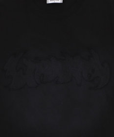 WEGO 【ユニセックス着用ITEM】ダメージアップリケグラフィックT（SS）