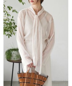 Green Parks AnriettMusee ドットチュール２ＷＡＹボウタイブラウス