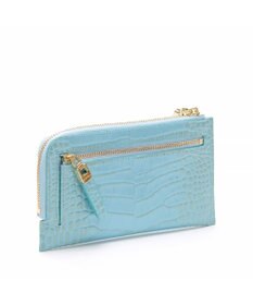 A.D.M.J. 【牛革】クロコ型押しオーガナイザーパース