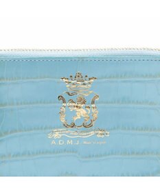 A.D.M.J. 【牛革】クロコ型押しオーガナイザーパース