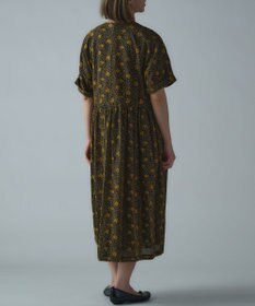 muuc 【手刺繍のような刺繍が美しい】ハイドランジア ドレス