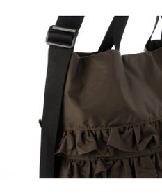 UNBILLION カシュカシュ cachecache / ナイロンフリル2wayトートバッグ
