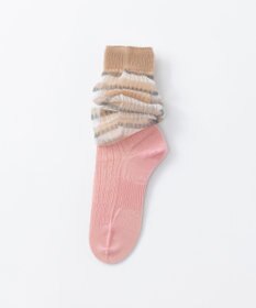 TRICOTE ボーダー柄 シアールーズソックス