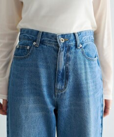 YECCA VECCA ORGABITS切替ストレートデニム