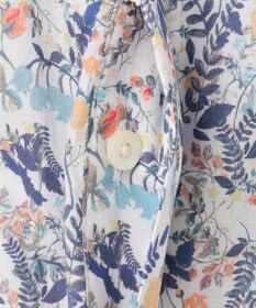 J.PRESS LADIES 【洗える】Liberty バンドカラー プルオーバー ブラウス