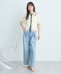 earth music&ecology 【予約】リブニットカーディガン