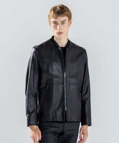 JOSEPH HOMME 新素材【シャツ感覚で羽織れる軽さ】シュリンクエアレザー　ブルゾン