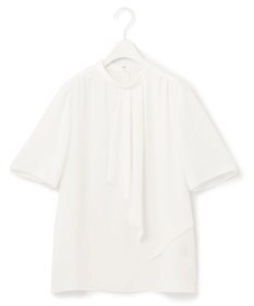 ICB 【洗える】 Back Satin Amunzen フリルブラウス