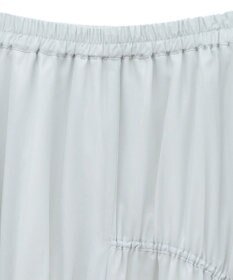 earth music&ecology シャイニーアシンメトリーギャザースカート