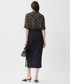 ICB 【洗える】シェルタリングドライサテン タイトスカート