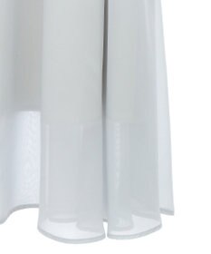 earth music&ecology シャイニーアシンメトリーギャザースカート