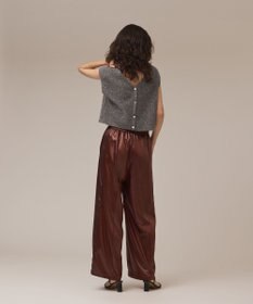 GRACE CONTINENTAL ショートフェザーニットトップ