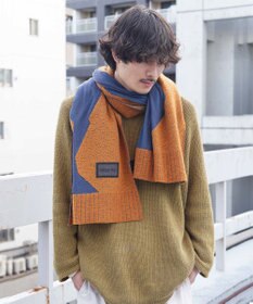 nitorito 【UNISEX】mountain&moon 山と月モチーフ柄 ストール