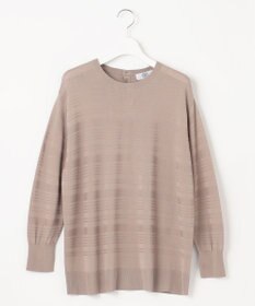 J.PRESS LADIES 【WEB限定カラーあり・洗える】SILKY RAYON STRETCH ボーダー ニット