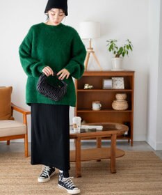 WEGO モヘアライクBIGプルオーバー