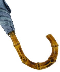 +RING 【限定/日本製】レディース向け 晴雨兼用傘 （長ショート）BLU denim-like pattern SR358