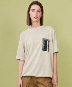 JOSEPH ABBOUD MOUNTAIN 【エコ素材・軽量・通気性・速乾性】ペーパーヤーンニット Ｔシャツ